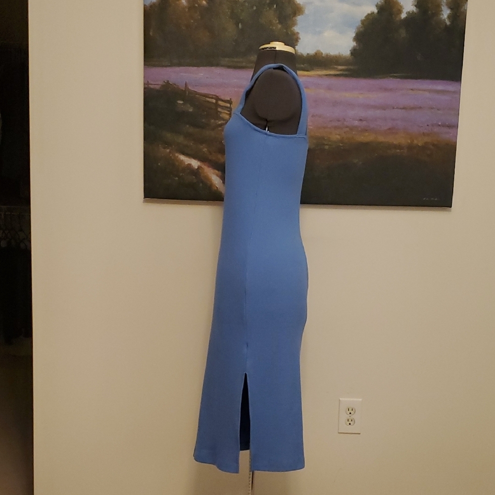 Old Navy Blue Midi Dress - Picture 3 of 4